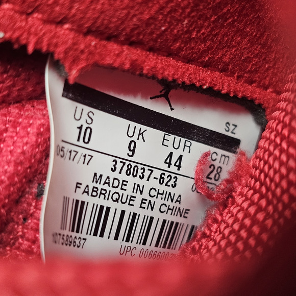 Nike Retro Air Jordan XI 11 Red Win Like 96 Men’s size 10 (378037-623) - Picture 10 of 12